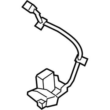 Hyundai 89840-B1050-NNR Buckle Assembly-Rear Seat Belt,RH