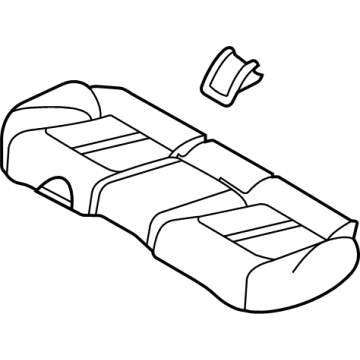 Hyundai 89100-L5030-VSG CUSHION ASSY-RR SEAT