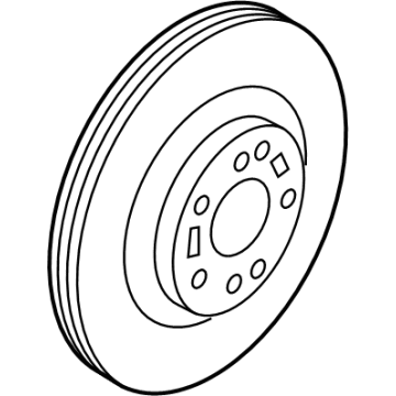 Hyundai Genesis G80 Brake Disc - 58411-B1400