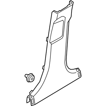 Hyundai 85835-J0000-TRY Trim Assembly-Center Pillar Lower LH