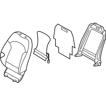 Hyundai 88304-2S000-TMA Back Assembly-Front Seat Passenger