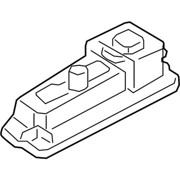 Hyundai 92870-D3000-UUE Rear Personal Lamp Assembly,Left