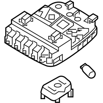 Hyundai 92810-C2200-PPB Overhead Console Lamp Assembly