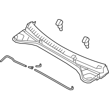 Hyundai 86150-KL030 COVER ASSY-COWL TOP