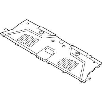 Hyundai 86390-DS000 COVER ASSY-RADIATOR GRILLE UPR