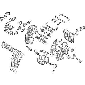 Hyundai 97205-G2AC0 Heater & Evaporator Assembly