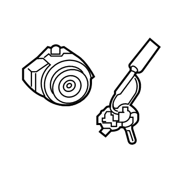 Hyundai 81900-J9C00 Key Sub Set-Steering Lock