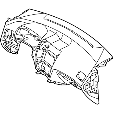 Hyundai 84710-2E500-Z9 Crash Pad Assembly-Main