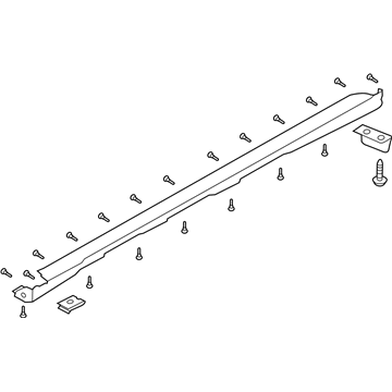 Hyundai 87751-J9050-CA Moulding Assembly-Side Sill,LH