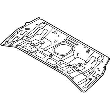 Hyundai 65511-G7500 Panel Assembly-Rear Floor,FRT