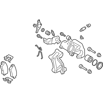 2019 Hyundai Veloster Brake Caliper Bracket - 58210-J3400