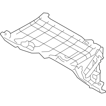 Hyundai 84540-G2000-T9Y Panel Assembly-Lower Crash Pad,RH