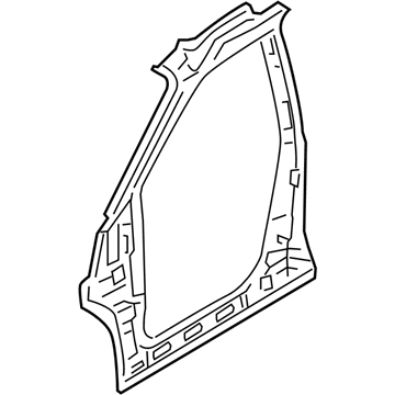 Hyundai 71210-4D010 Pillar Assembly-Front Inner,LH