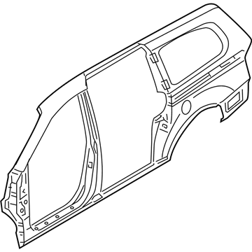 Hyundai 70100-4D510 Panel Assembly-Side,LH