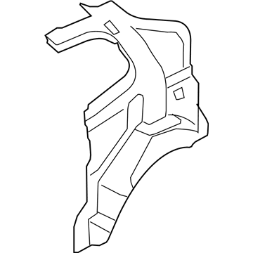 Hyundai 71602-1E201 Panel Assembly-Quarter Inner,RH