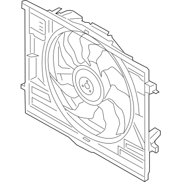 Hyundai Genesis Electrified G80 Cooling Fan Assembly - 25380-T1100