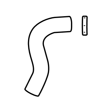 Hyundai 25415-AA200 Hose Assembly-Radiator,LWR