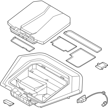 Hyundai 86710-DS000 TRUNK ASSY-FR NO.1