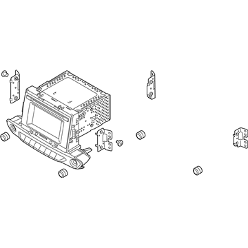 Hyundai 96160-G7400-PGB Audio Assembly