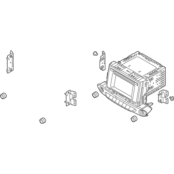 Hyundai 96560-G7800-PGB Head Unit Assembly-Avn