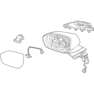 2021 Hyundai Palisade Car Mirror - 87610-S8260