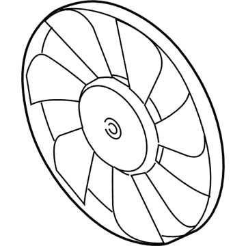 Hyundai Accent Radiator fan - 25231-0U390