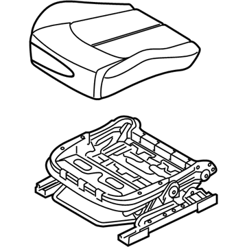 2015 Hyundai Sonata Seat Cushion - 88100-C2000-SMH