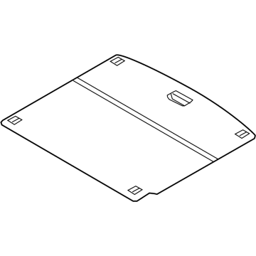 Hyundai 85715-GI000-YGN BOARD ASSY-LUGGAGE COVERING