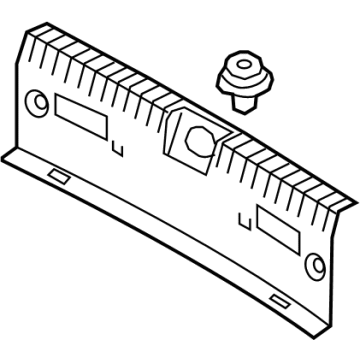 Hyundai 85770-GI001-NNB TRIM ASSY-RR TRANSVERSE