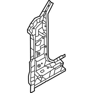 Hyundai 71202-DS000 PILLAR ASSY-FRONT INNER,RH