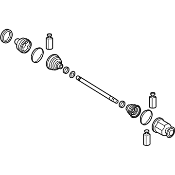 2019 Hyundai Veloster N Axle Shaft - 49501-K9100
