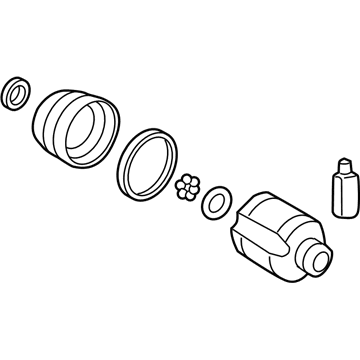 Hyundai 49535-F2505 Joint Kit-Front Axle Differential Side