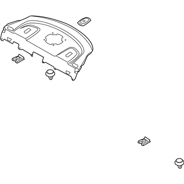 Hyundai 85610-2M121-9P Trim Assembly-Package Tray