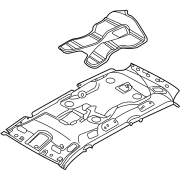 Hyundai 85310-4D230-TW Headlining Assembly