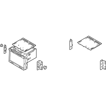 Hyundai 96160-E6UA0-4X Audio Assembly