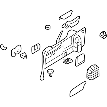 Hyundai 85730-4D000-8F Trim Assembly-Luggage Side LH
