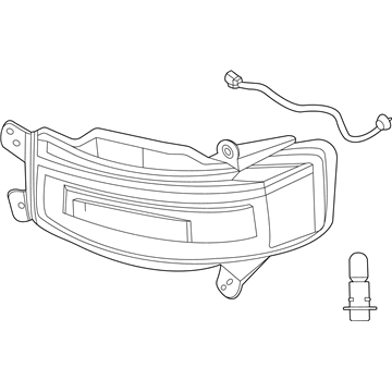 2020 Hyundai Palisade Fog Light - 92406-S8000