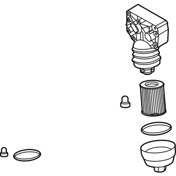 2022 Hyundai Sonata Hybrid Oil Filter - 26300-2JTA2