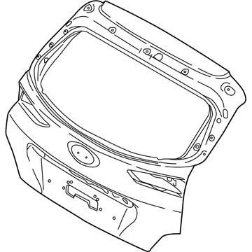 Hyundai 73700-J9030 Panel Assembly-Tail Gate