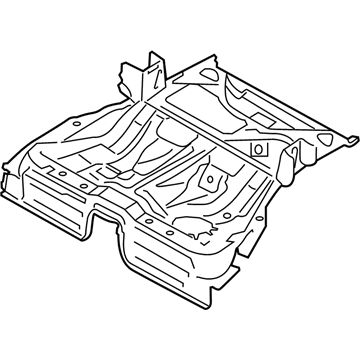 Hyundai Genesis Coupe Floor Pan - 65510-2M000