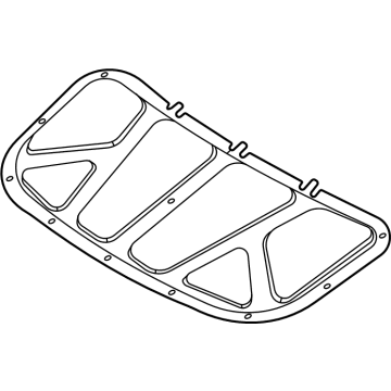 Hyundai 81125-AB000 Pad-Hood Insulating