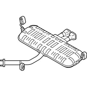 2019 Hyundai Veloster Exhaust Pipe - 28710-J3700