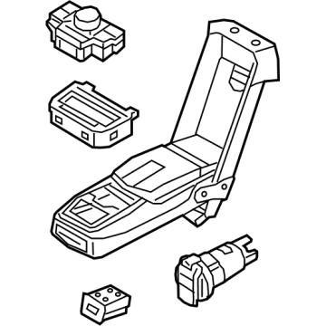 Hyundai 89900-D2MB0-NNQ ARMREST Assembly-RR Seat Back