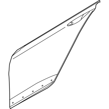 Hyundai 77111-GI001 PANEL-REAR DOOR OUTER,LH