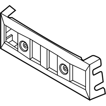 Hyundai 86519-L0100 Front Bumper License Plate Moulding