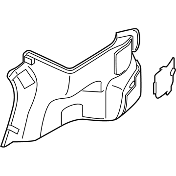 Hyundai 85740-C2500-TRY Trim Assembly-Luggage Side RH