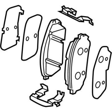 Hyundai Santa Fe Hybrid Brake Pad Set - 58101-P2A00