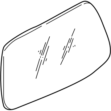 Hyundai 87111-26020 Glass-Tail Gate