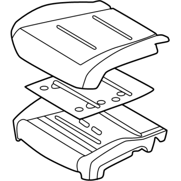 Hyundai 88200-KL390-UCY CUSHION ASSY-FR SEAT,RH