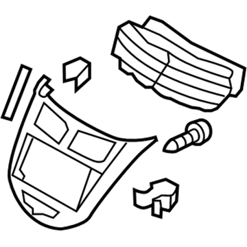 Hyundai 84741-1R000-4X Panel-Center Facia